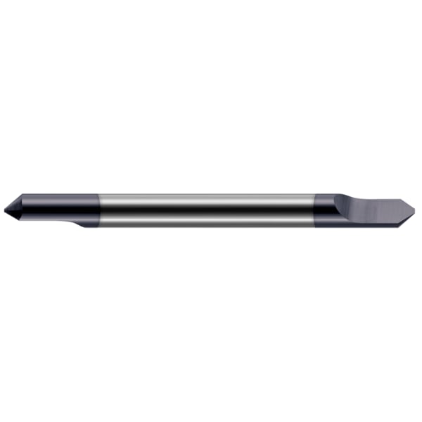Harvey Tool Engraving Cutter - Tipped Off - Double-Ended, 0.1250", Length of Cut: 0.0600" 818208-C3